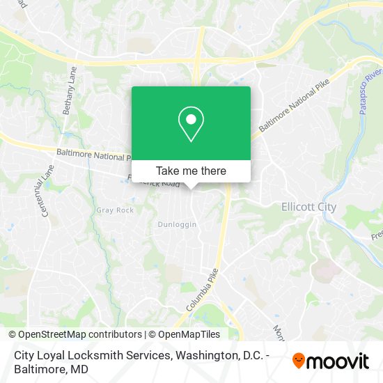 City Loyal Locksmith Services map