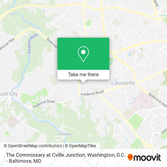 The Commissary at Cville Junction map