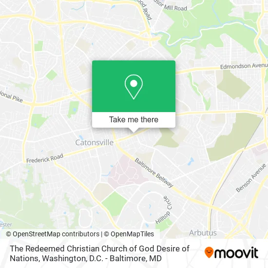 Mapa de The Redeemed Christian Church of God Desire of Nations