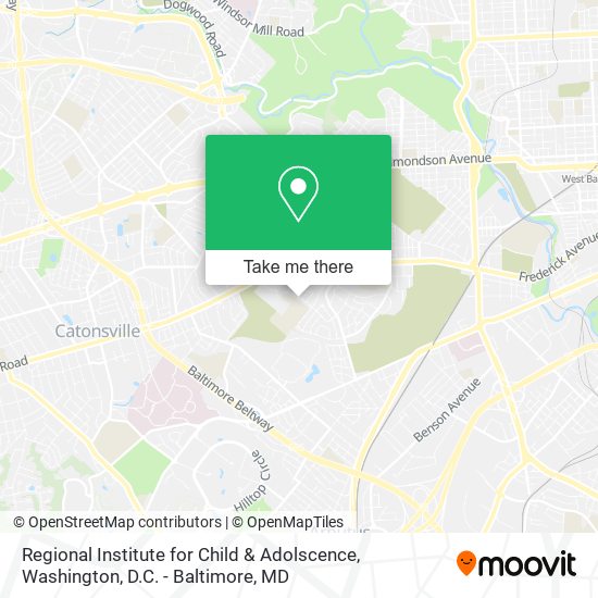 Mapa de Regional Institute for Child & Adolscence