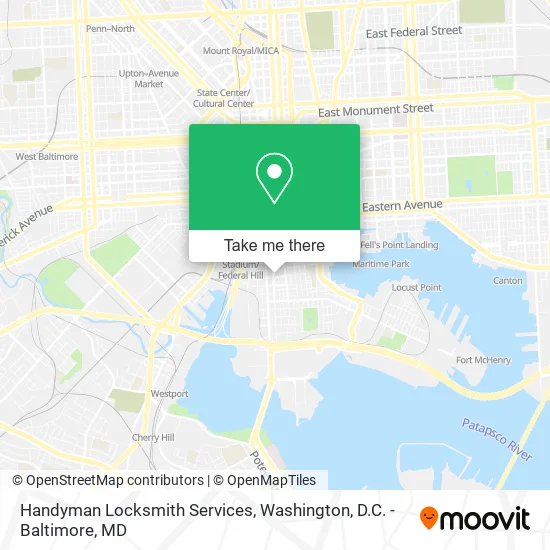 Mapa de Handyman Locksmith Services