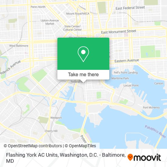 Flashing York AC Units map