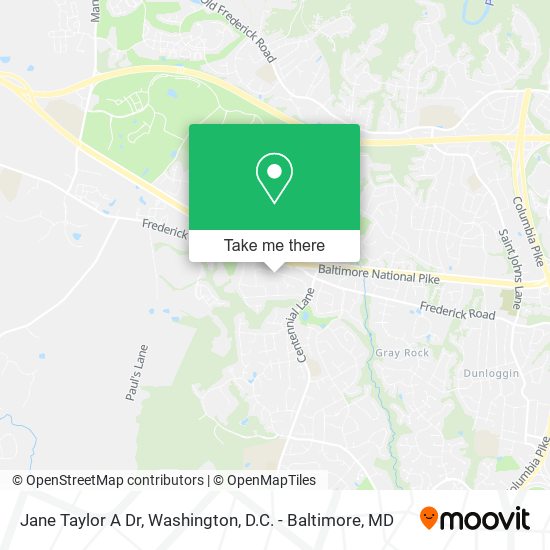 Mapa de Jane Taylor A Dr