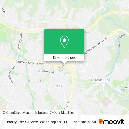 Liberty Tax Service map