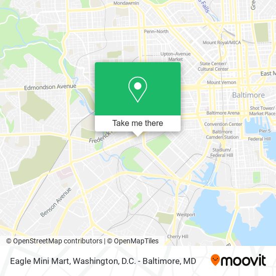 Mapa de Eagle Mini Mart