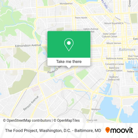 The Food Project map