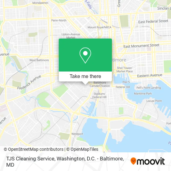 Mapa de TJS Cleaning Service