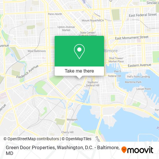 Green Door Properties map