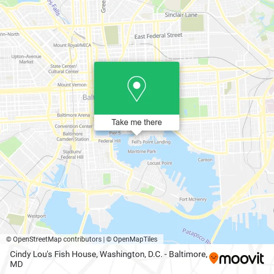 Cindy Lou's Fish House map