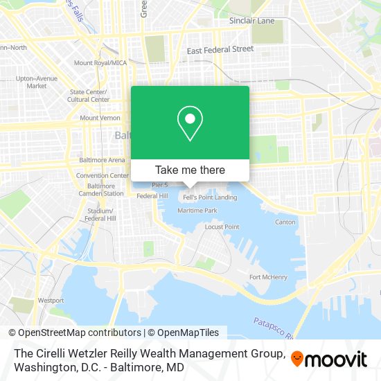 The Cirelli Wetzler Reilly Wealth Management Group map