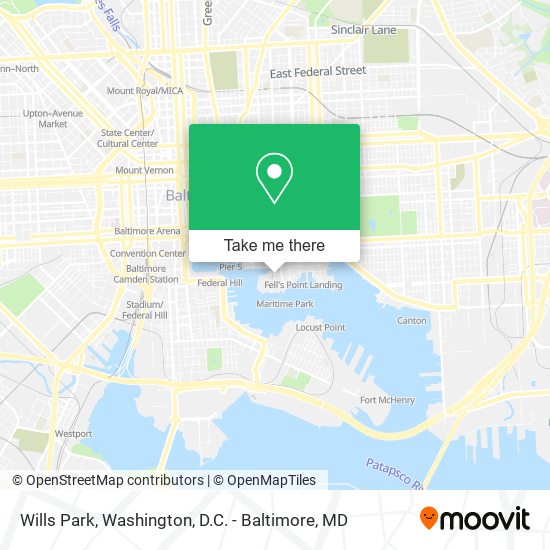 Mapa de Wills Park