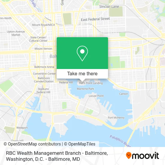 RBC Wealth Management Branch - Baltimore map