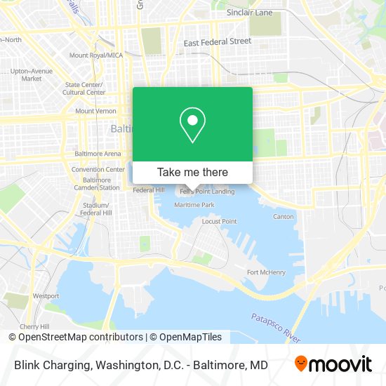 Blink Charging map