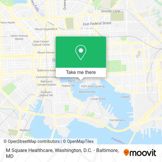 M Square Healthcare map