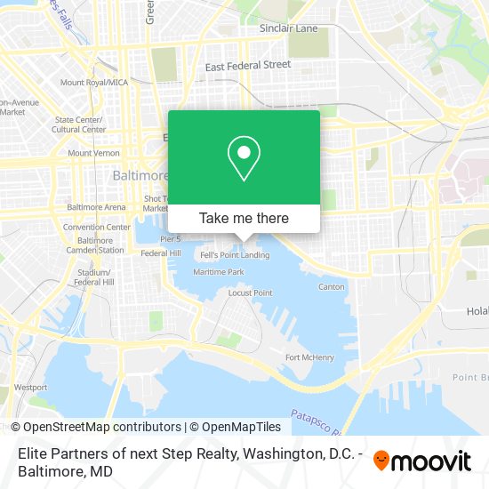 Elite Partners of next Step Realty map