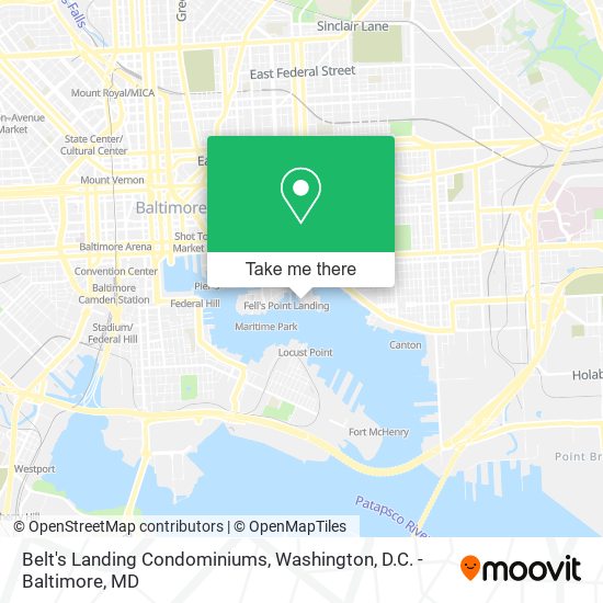 Mapa de Belt's Landing Condominiums