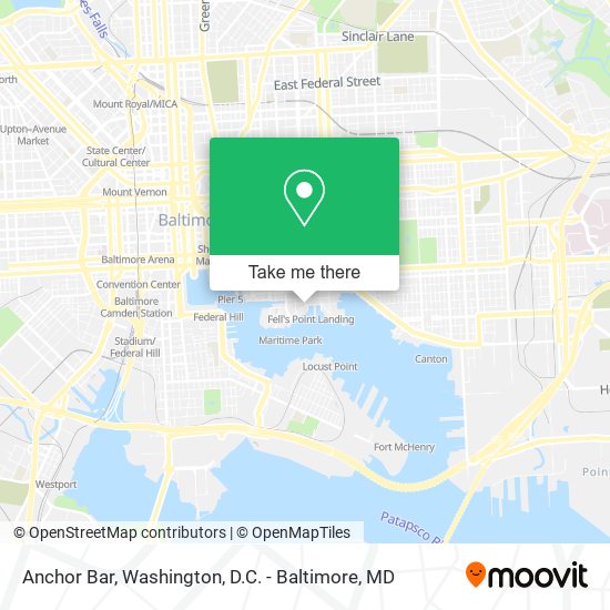Anchor Bar map