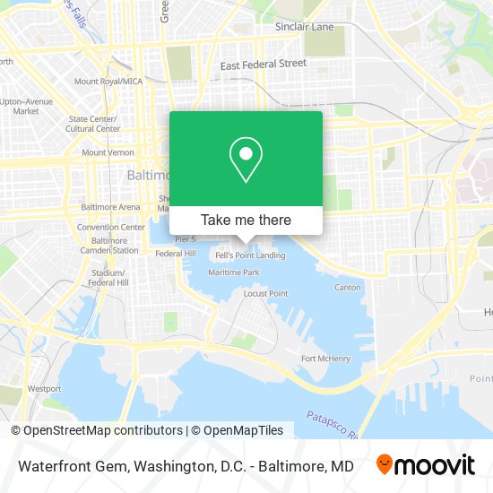 Mapa de Waterfront Gem