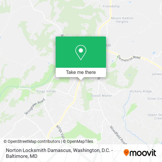 Norton Locksmith Damascus map