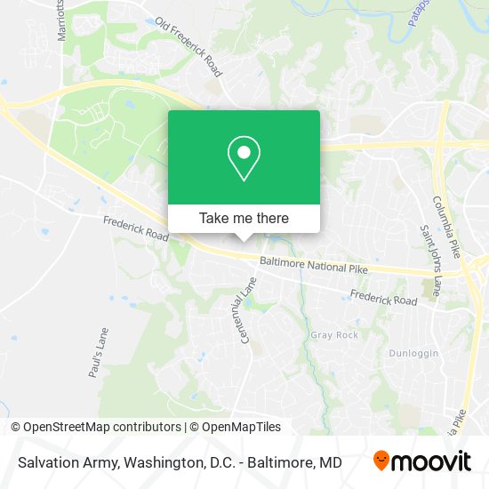 Salvation Army map