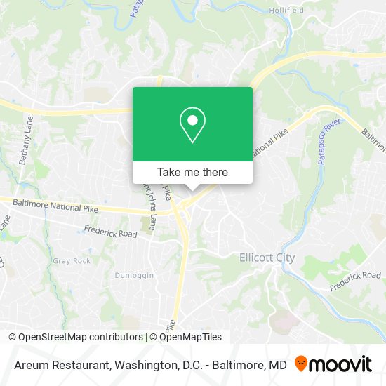 Mapa de Areum Restaurant
