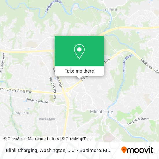 Blink Charging map