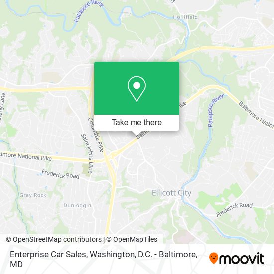 Enterprise Car Sales map