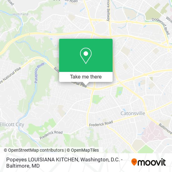Mapa de Popeyes LOUISIANA KITCHEN