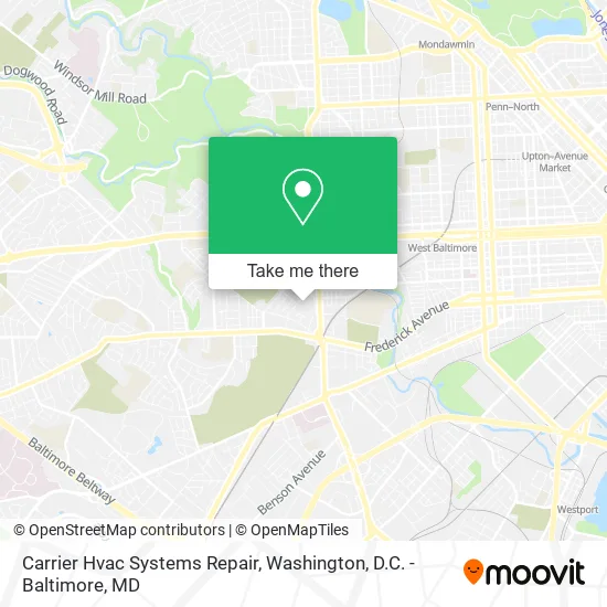 Mapa de Carrier Hvac Systems Repair