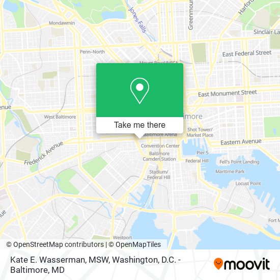 Kate E. Wasserman, MSW map