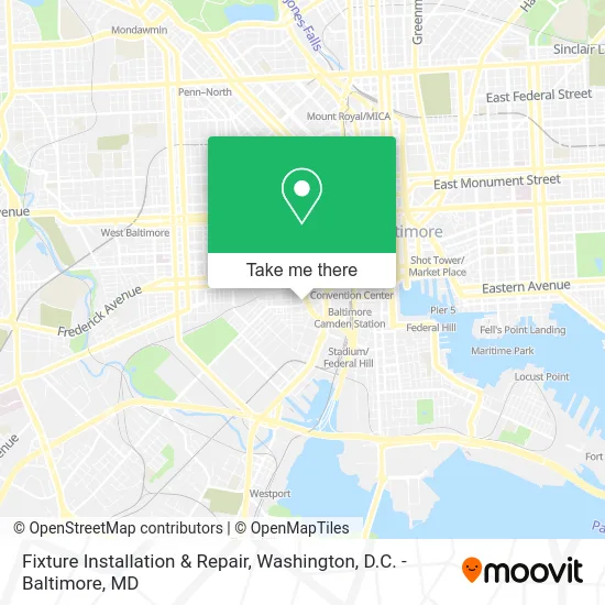 Fixture Installation & Repair map