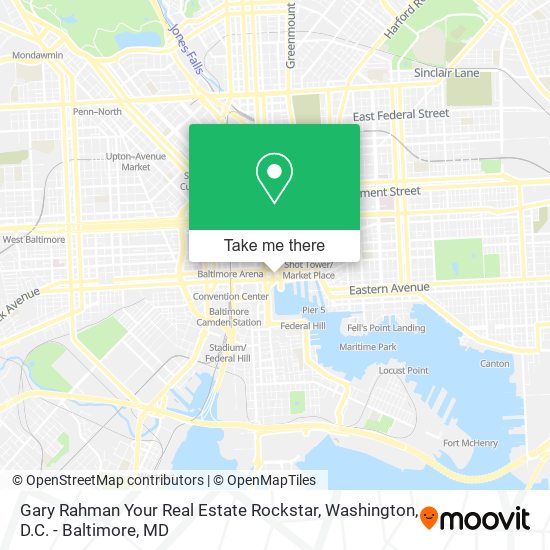 Gary Rahman Your Real Estate Rockstar map