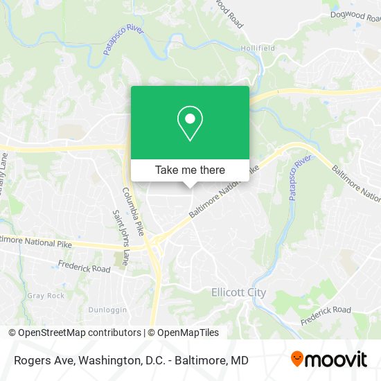 Rogers Ave map