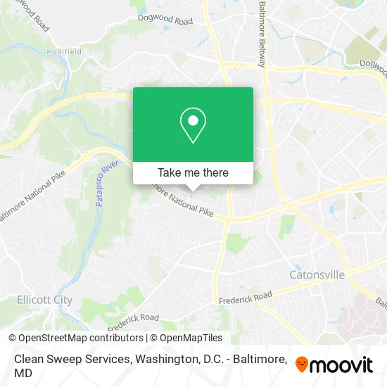 Clean Sweep Services map