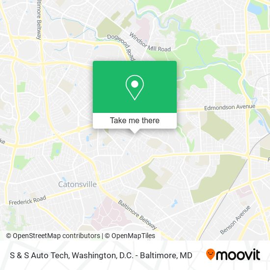 S & S Auto Tech map