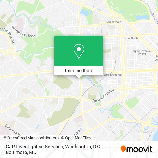 GJP Investigative Services map