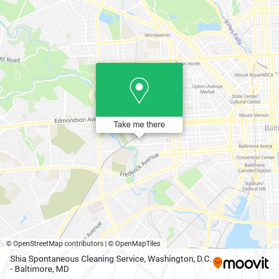 Shia Spontaneous Cleaning Service map