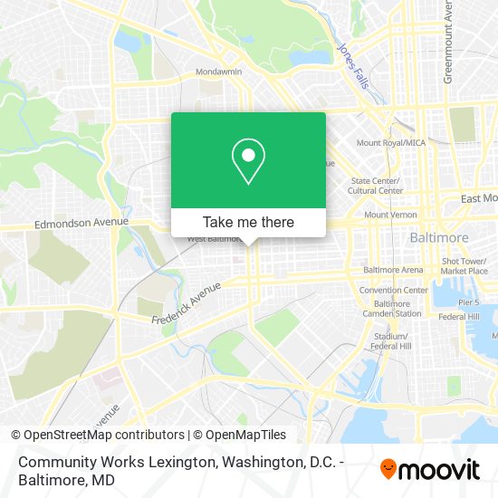 Community Works Lexington map