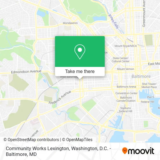 Community Works Lexington map