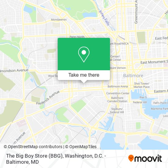 The Big Boy Store (BBG) map