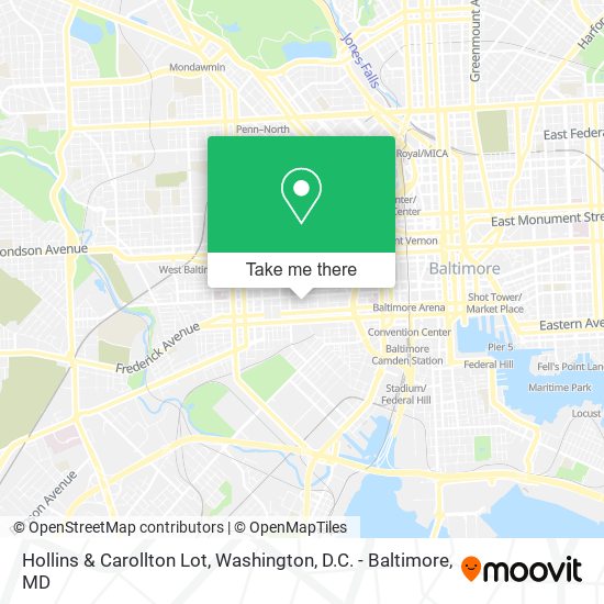 Mapa de Hollins & Carollton Lot