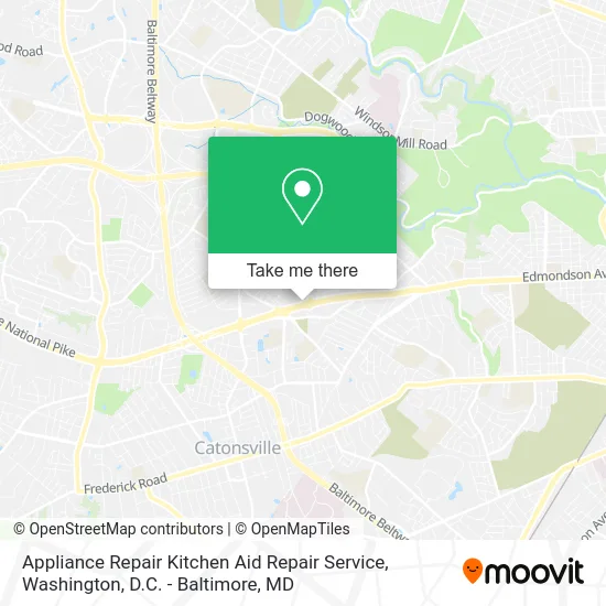 Appliance Repair Kitchen Aid Repair Service map