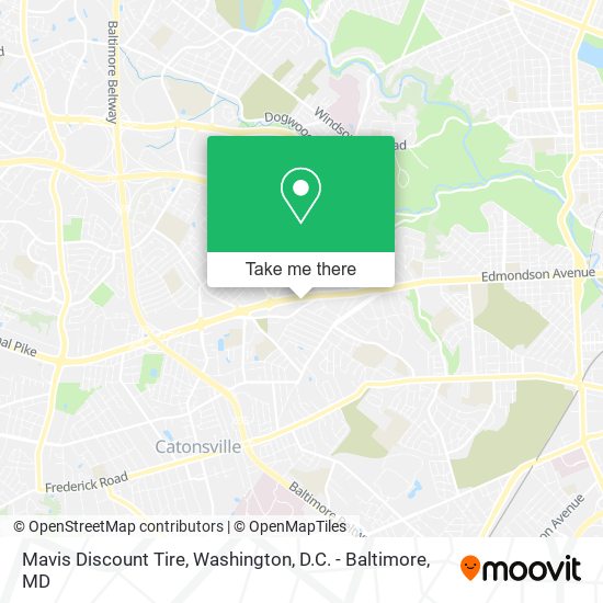 Mavis Discount Tire map
