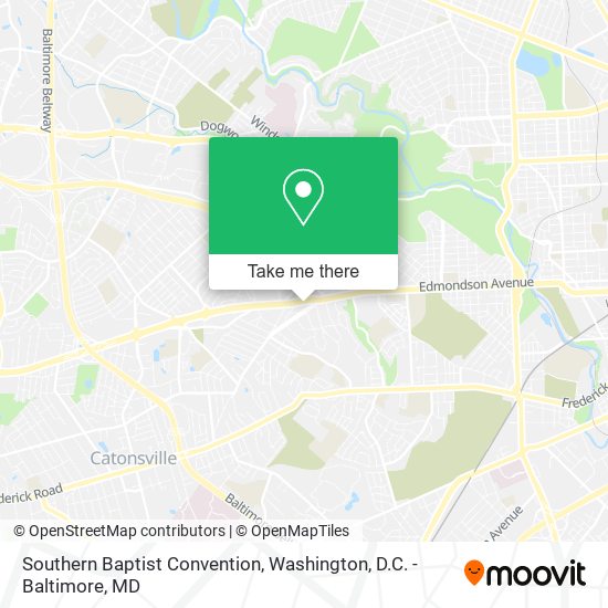 Mapa de Southern Baptist Convention