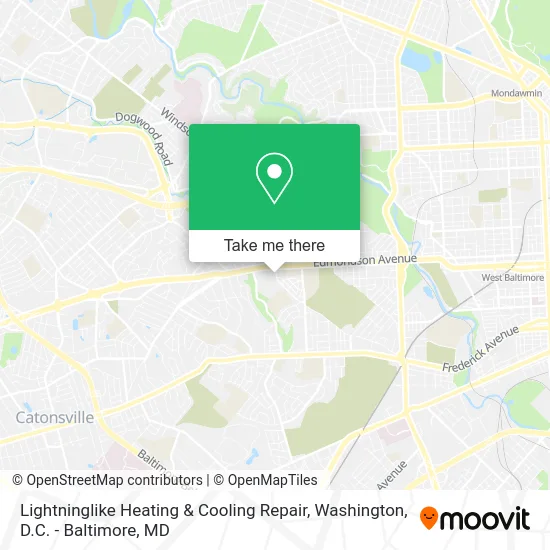 Lightninglike Heating & Cooling Repair map