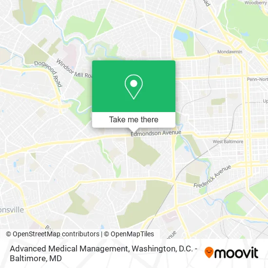 Advanced Medical Management map