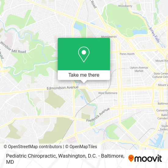 Pediatric Chiropractic map