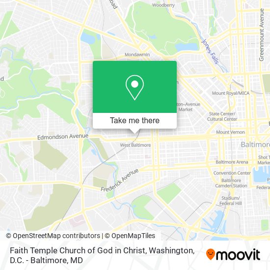Faith Temple Church of God in Christ map