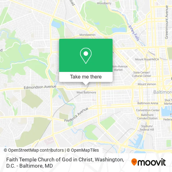 Faith Temple Church of God in Christ map