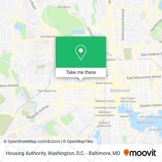 Mapa de Housing Authority
